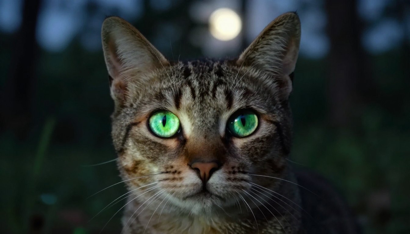 can cats see in the dark