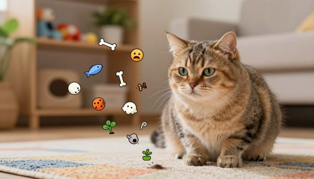 cat throwing up reasons