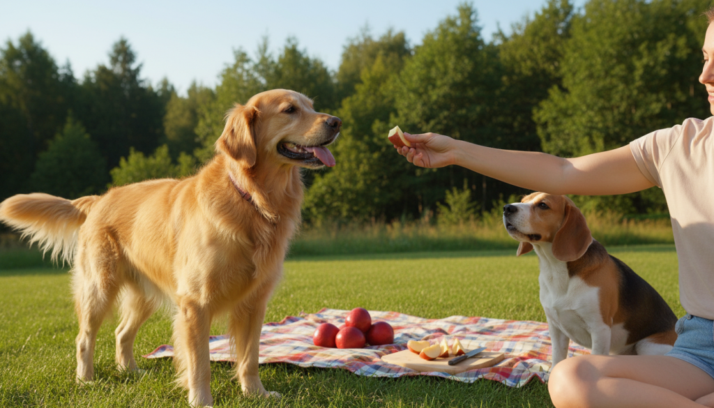 feeding dogs apples